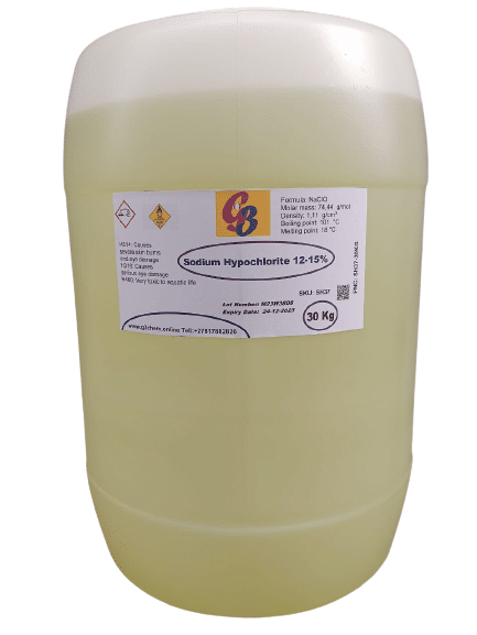 Sodium Hypochlorite 12-15% CP