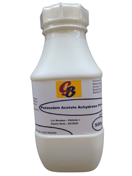 Potassium Acetate Anhydrous Powder AR 500g