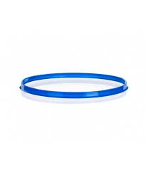 Blue pouring ring for standard GL45 screw bottle