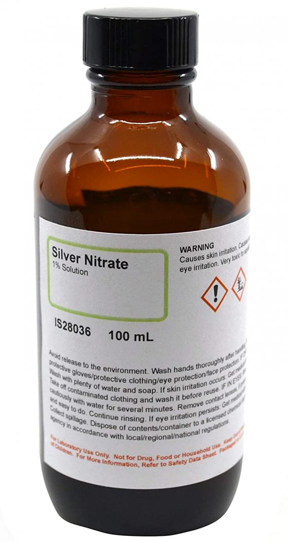 Silver Nitrate 0.1M (0.1N) Concentrate (Ampoule to prepare 1Lt)