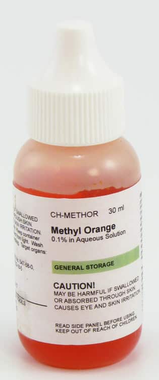 methyl orange solution