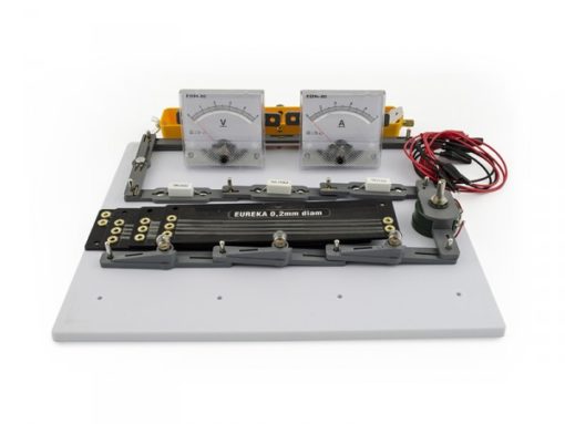 Circuit board kit with ammeter and voltmeter