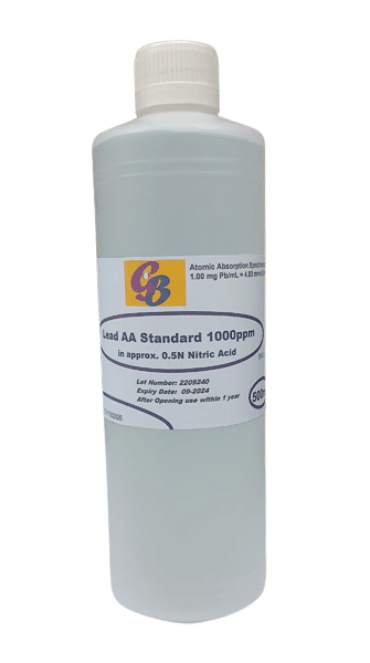 Lead AA Standard 1000ppm (in 0.5N HNO3)