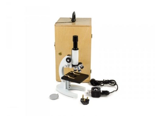 Microscope Monocular microscope with light source