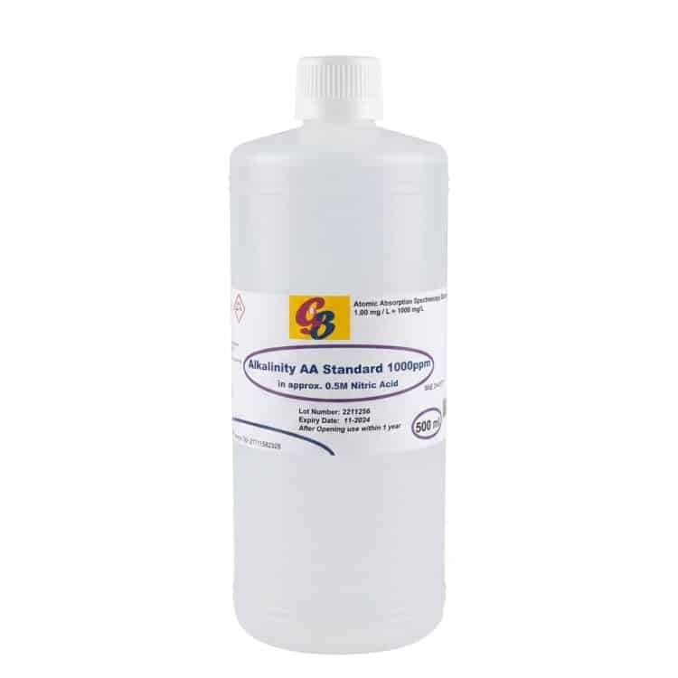 Alkalinity AA Standard 1000ppm