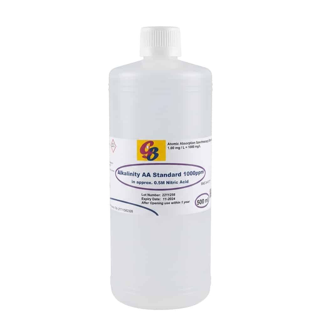 Alkalinity AA Standard 1000ppm