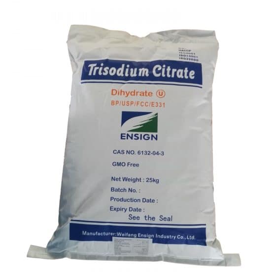 Tri Sodium Citrate Dihydrate BP/USP/FCC/ Food Grade