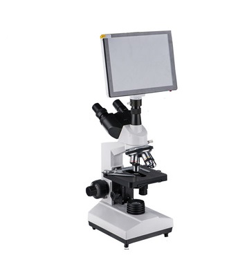 Biological Quality Lab Trinocular Compound Microscope with Digital Screen