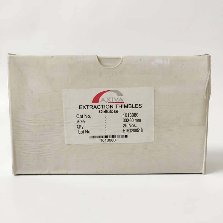 Cellulose Extraction Thimbles 30X80mm