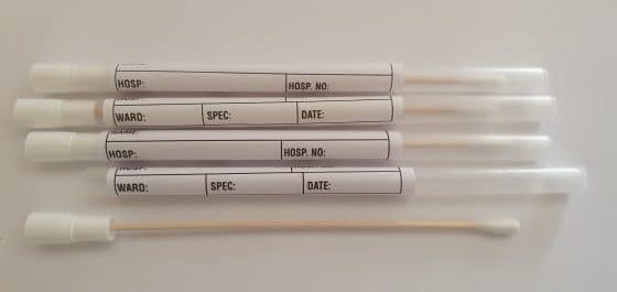 Oropharyngeal (Throat) Swabs Sterile 250/Box